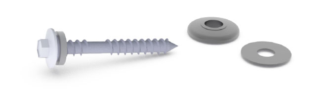 Fasteners Fixings Screws Style Includes Screw Ridge Assembly and Neo Washer