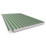 Cooldek CGI Topside / Smooth Underside Right Laying 50mm Thick 65mm Cutback Mist Green Topside / Off