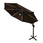 Round Umbrella with LED Light 2.95m