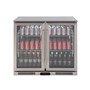 Euro 208L Double Door Stainless Steel Beverage Cooler