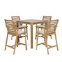 Fairfield 5 Piece Outdoor Bar Table & Chairs Set