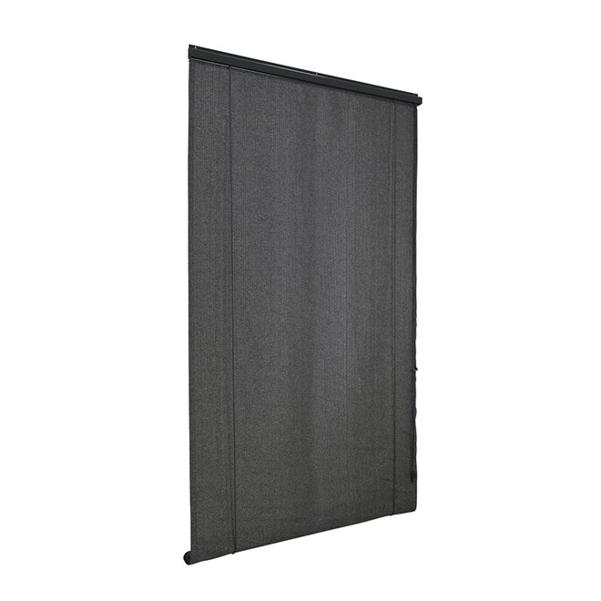 Coolaroo Outdoor Roll Up Blind 1.5m X 2.1m Charcoal