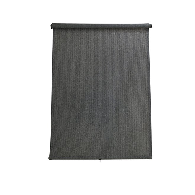 Coolaroo Outdoor Retractable Blind 1.2m X 2.1m Charcoal