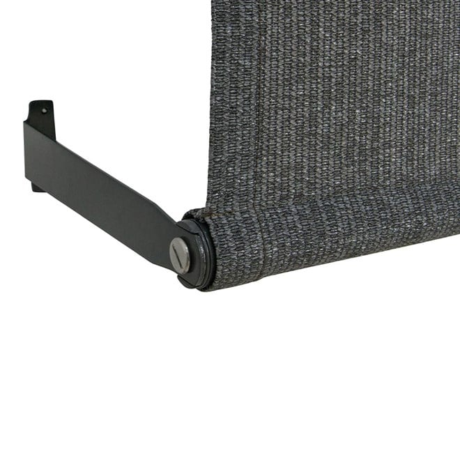 Coolaroo Outdoor Retractable Blind 1.2m X 2.1m Charcoal