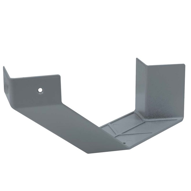 Edge Gutter 160 External Cast Angle 90° Armour Grey