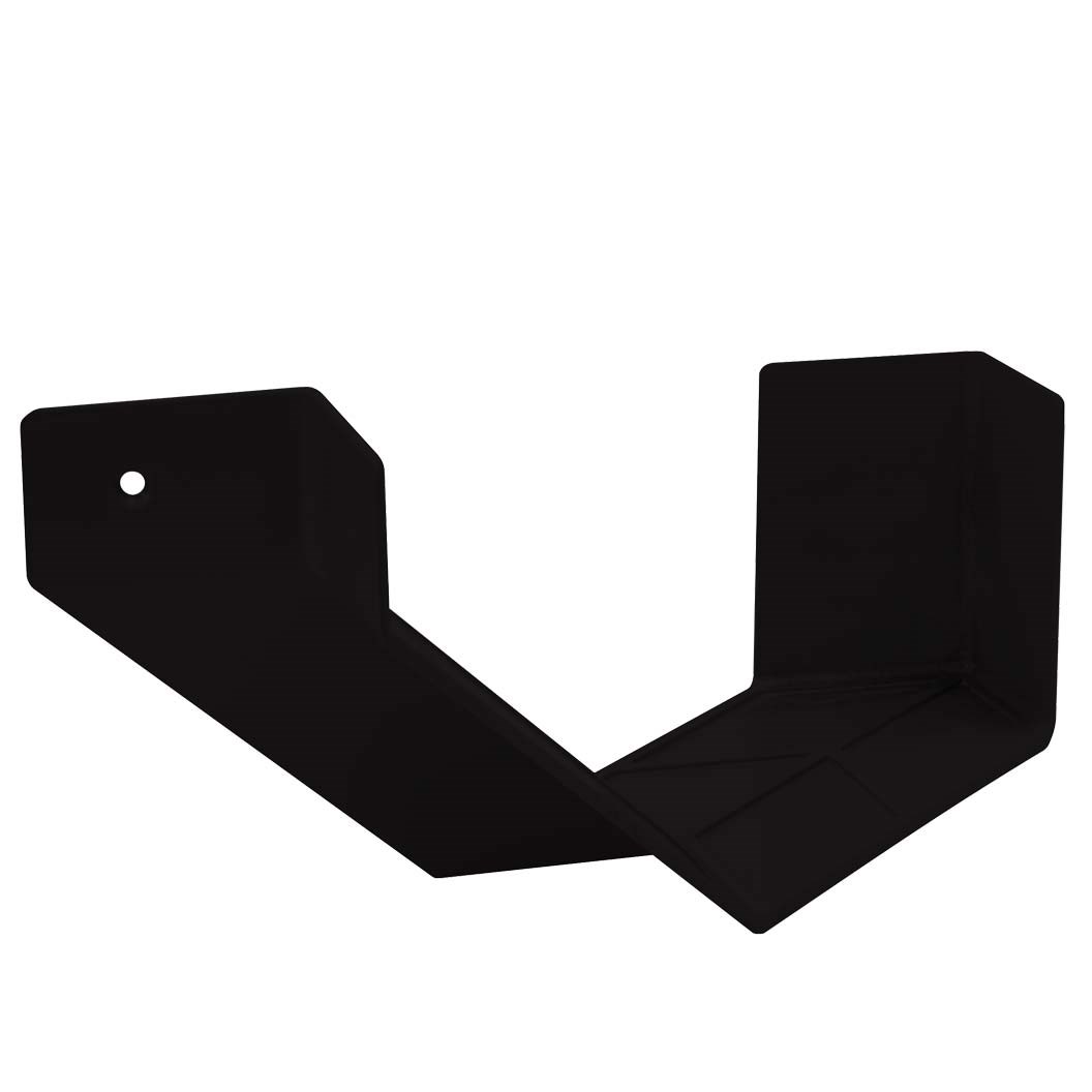 Edge Gutter 160 Internal Cast Angle 90° Ebony