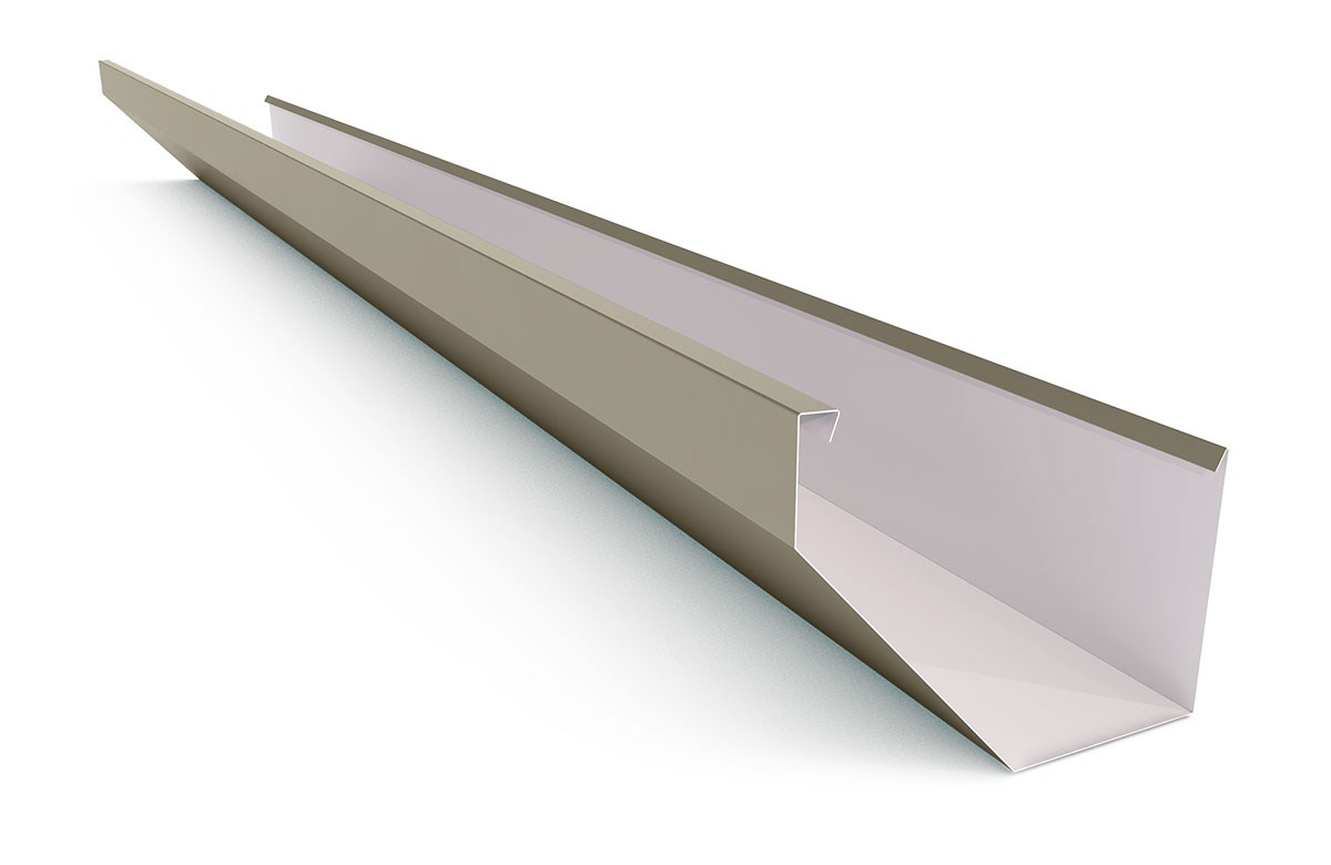 Edge Gutter 200mm Width Colour River Reed