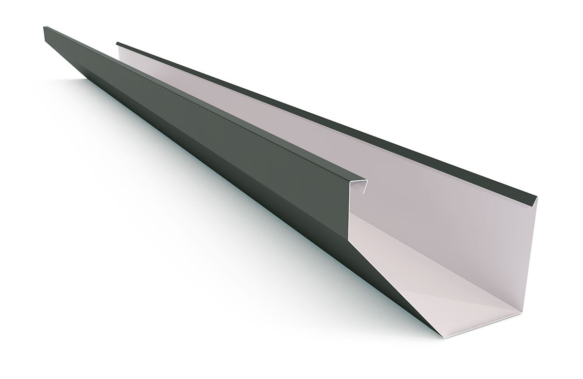 Edge Gutter 160mm Width Colour Slate Grey