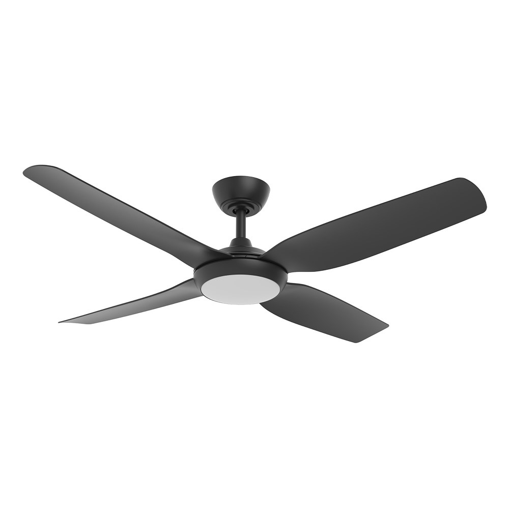 Viper DC WIFI 1320mm Ceiling Fan with 18W CCT LED Light Matt Black