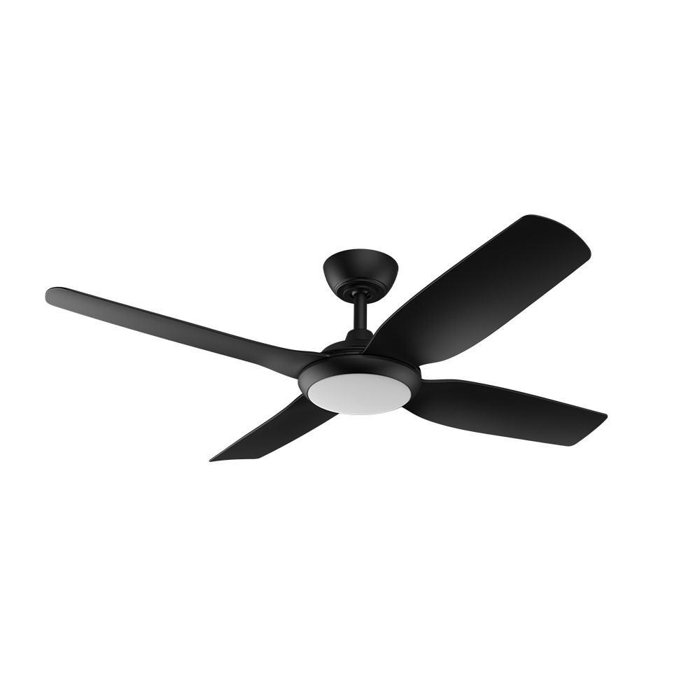 Viper DC WIFI 1220mm Ceiling Fan with 18W CCT LED Light Matt Black