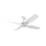 Viper DC WIFI 1220mm Ceiling Fan with 18W CCT LED Light Matt White