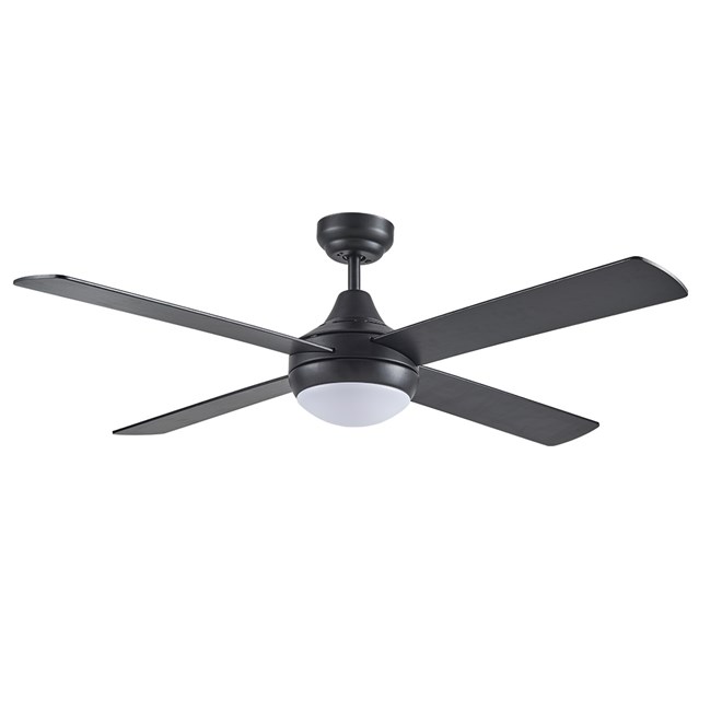 Four Seasons Link 1220mm Ceiling Fan with 15w CCT LED Light Matt Black