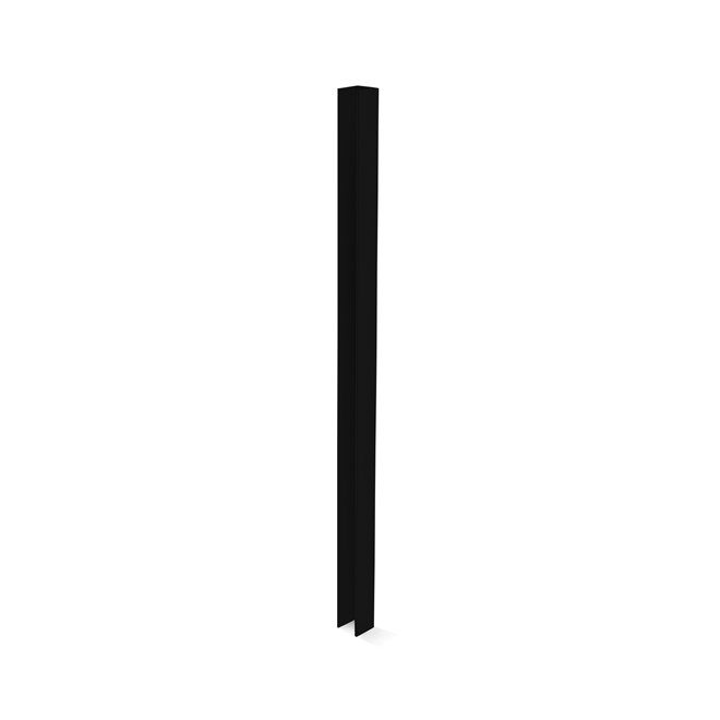 Ezi-Slat U-Channel 20x20mm Black 5000mm