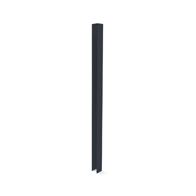 Ezi-Slat U-Channel 20x20mm Dark Stone 2400mm