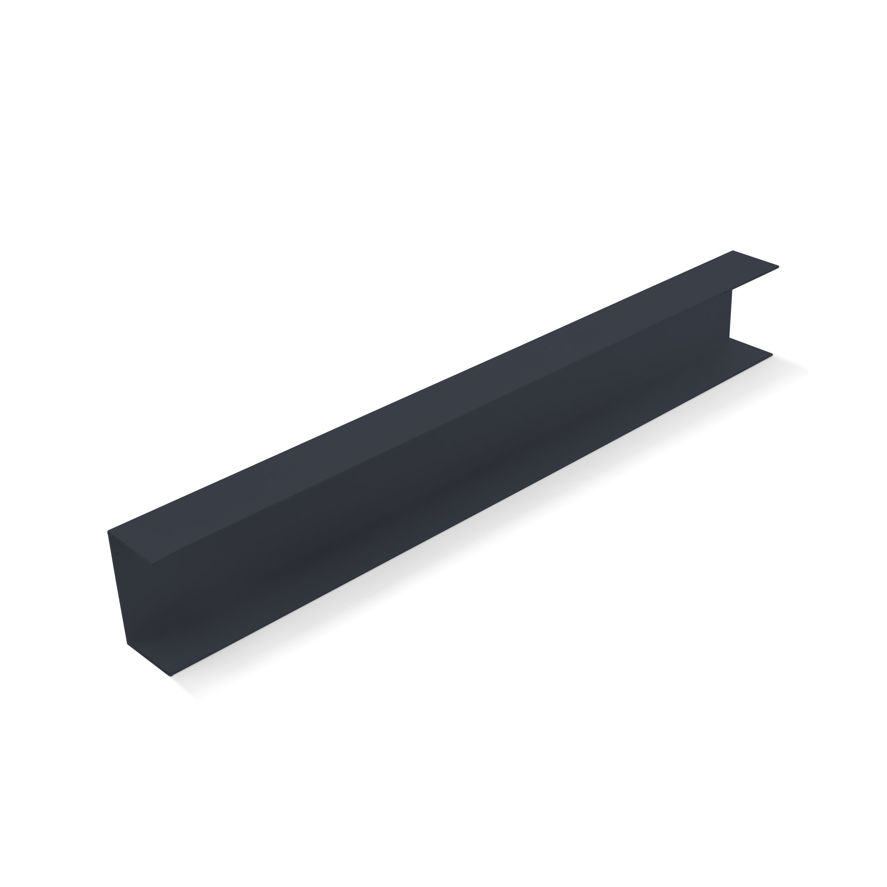 Ezi-Slat U-Channel Louvred 55x32mm Dark Stone 2400mm