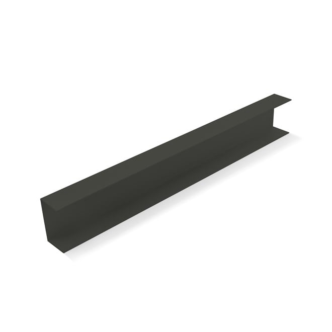 Ezi-Slat U-Channel Louvred 55x32mm Slate Grey 2400mm