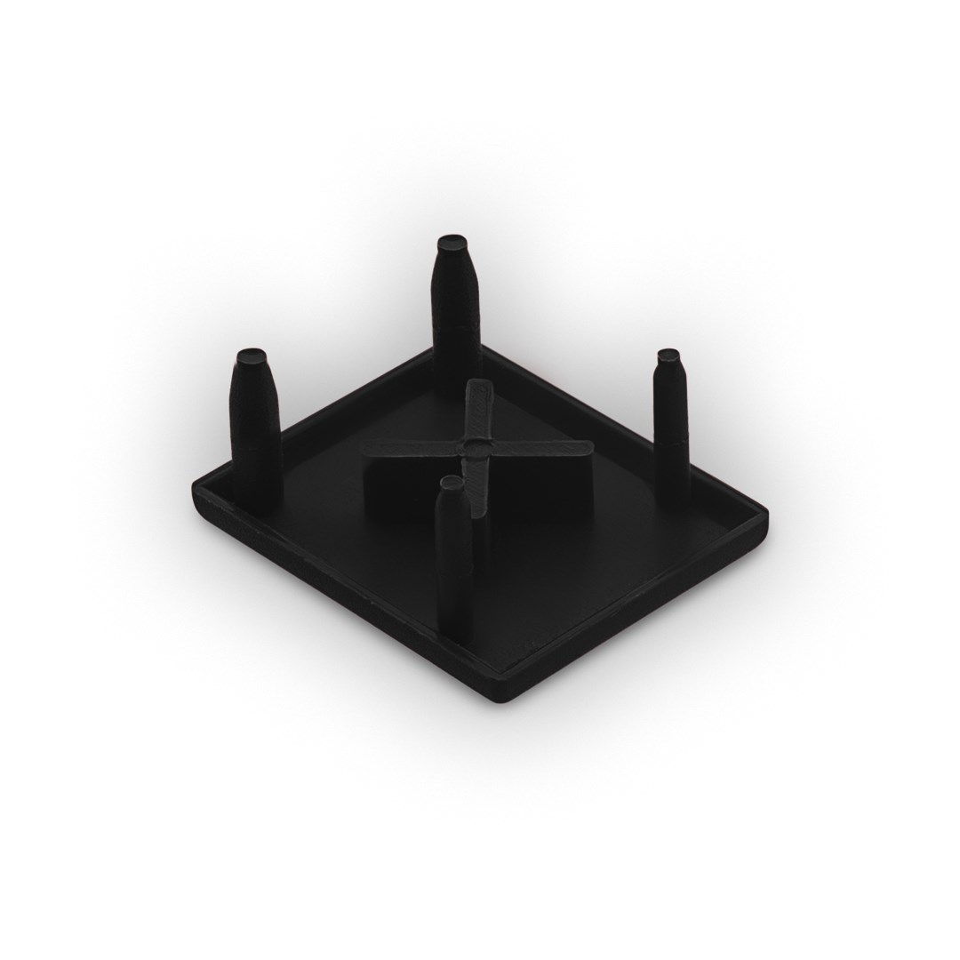 Ezi-Slat Frame Cap 30x25mm Black