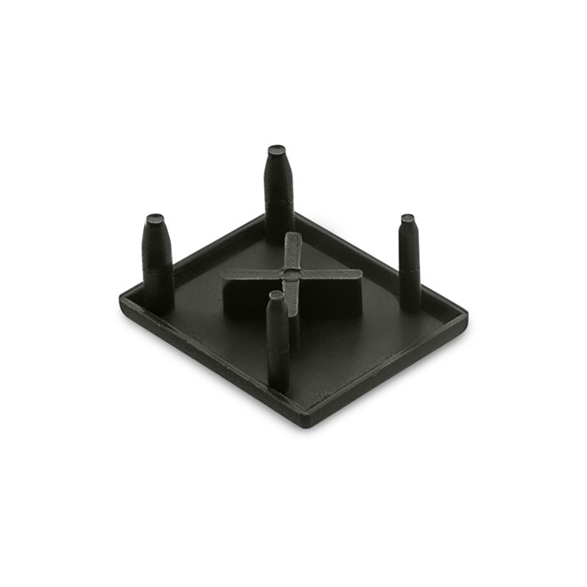 Ezi-Slat Frame Cap 30x25mm Slate Grey