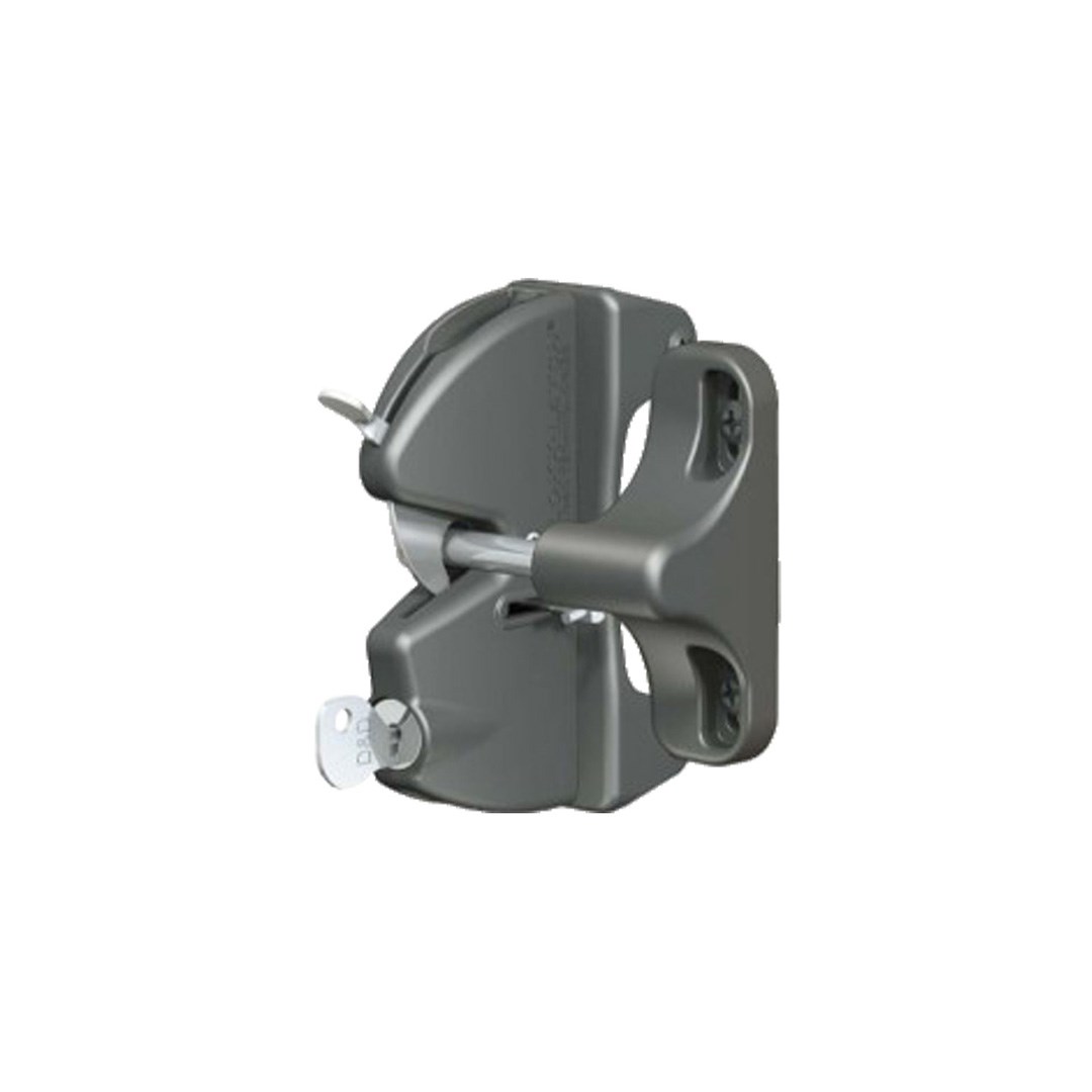 Ezi-Slat Gate Latch 1-Way Black