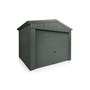 Stubbie Roller Door Shed Slate Grey