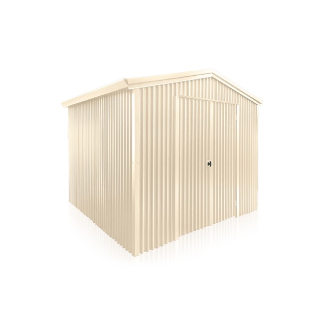 Stubbie Double Hinged Door Shed Primrose