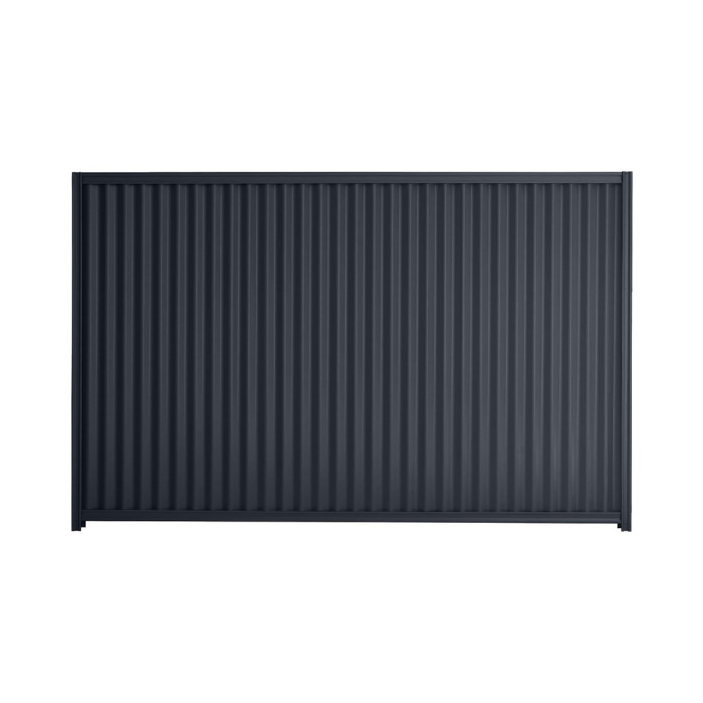 Good Neighbour® CGI 1200mm High Fence Panel Sheet: Dark Stone, Post/Track: Dark Stone