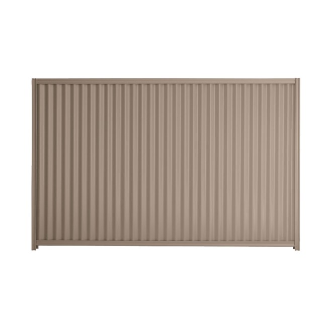 Good Neighbour CGI 1800mm High Fence Panel Sheet: Beige, Post/Track: Beige