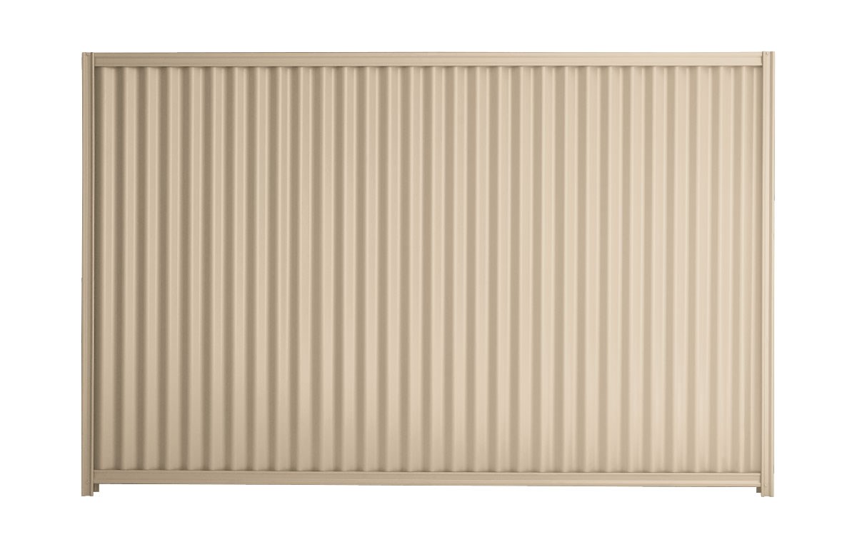 Good Neighbour CGI 1800mm High Fence Panel Sheet: Merino, Post/Track: Merino