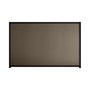 Good Neighbour® CGI Mini 1500mm High Fence Panel  Sheet: Banyan Brown, Post/Track: Ebony