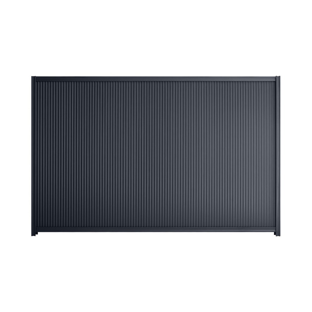 Good Neighbour® CGI Mini 1500mm High Fence Panel Sheet: Dark Stone Post/Track: Dark Stone