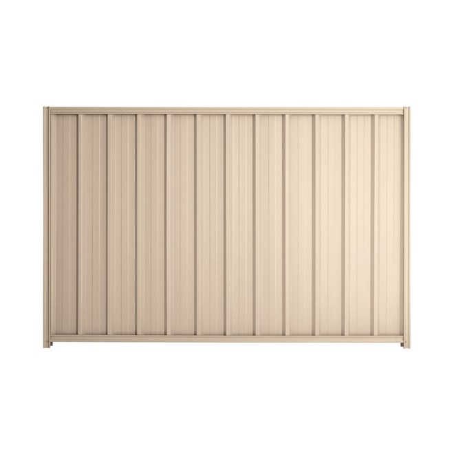 Good Neighbour Superdek 1200mm High Fence Panel Sheet: Merino, Post/Track: Merino