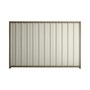 Good Neighbour® Superdek® 1200mm High Fence Panel Sheet: Off White Post/Track: Beige