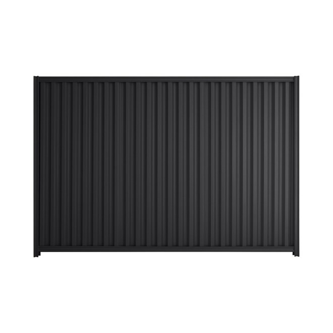 Good Neighbour® Smartspan® 1500mm High Fence Panel Sheet: Gun Metal Grey Post/Track: Gun Metal Grey