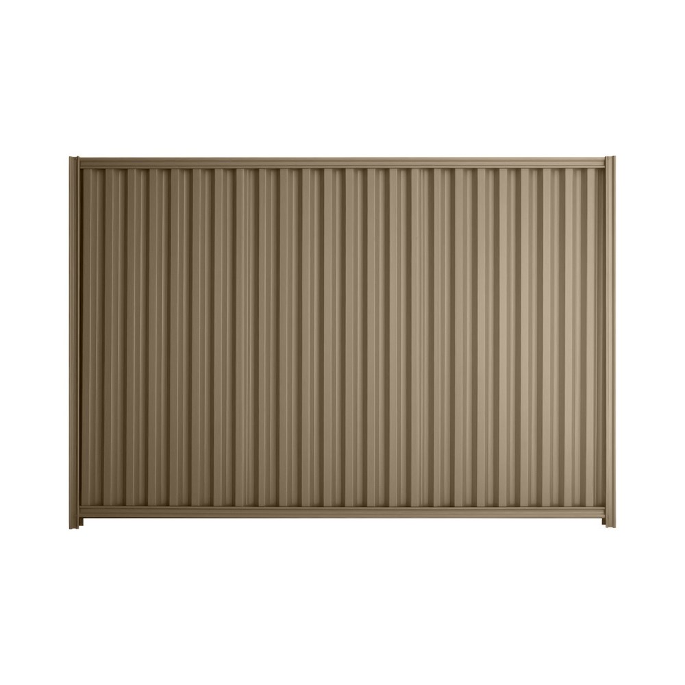 Good Neighbour® Smartspan® 1800mm High Fence Panel Sheet: Beige Post/Track: Beige