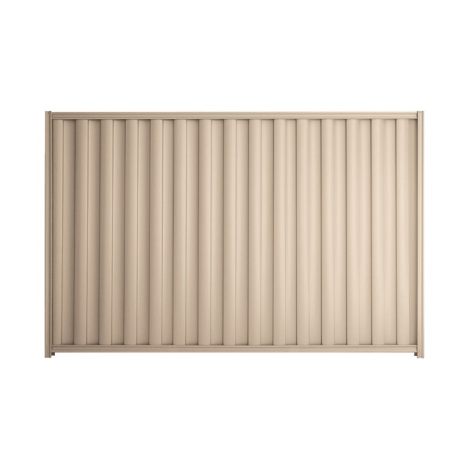 Good Neighbour Wavelok 1200mm High Fence Panel Sheet: Merino, Post/Track: Merino