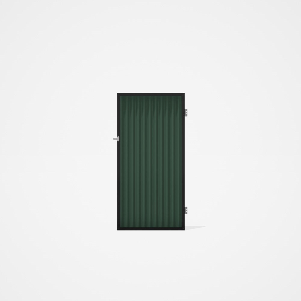 Good Neighbour® CGI Single Gate Standard .32 BMT1.8m High Sheet: Rivergum, Frame: Rivergum