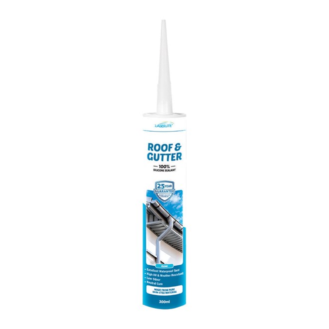 Roof & Gutter Silicone Sealant Clear 300ml