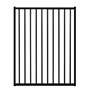 Aluminium Pool Fencing Flat Top Adjustable Gate 1.2m H Black