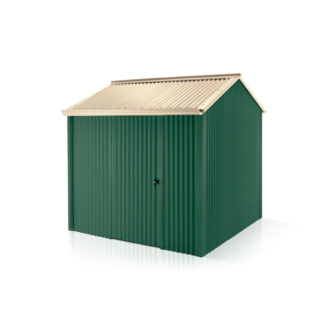 Handi-Heritage Shed H1 2.54X2.52 Roof:Primrose Wall:Caulfield Green