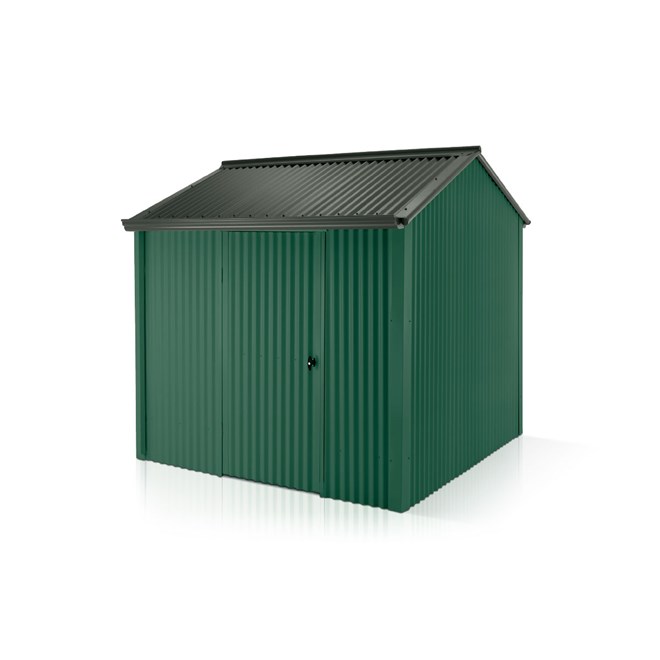 Handi-Heritage Shed H1 2.54X2.52 Roof:Slate Grey Wall:Caulfield Green