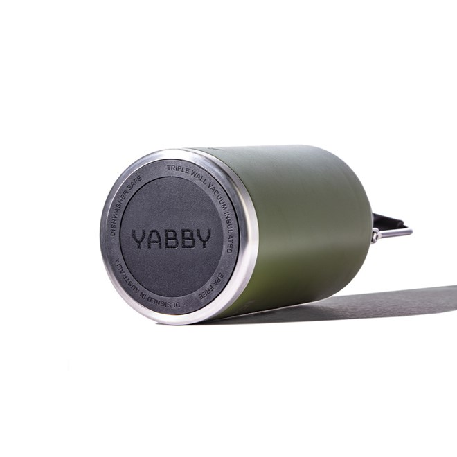 Yabby 3.8L Insulated Water Jug Bush Green