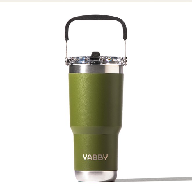 Yabby 950ml Insulated Drink Bottle Bush Green