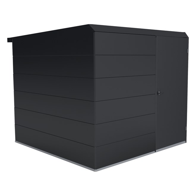 Handi-Pod Hinged Door Garden Shed HP-2 Gunmetal Grey