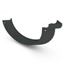 Half Round Gutter External Cast Angle 90° Gun Metal Grey