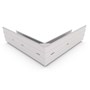 Hi-Square Gutter External Mitre Slotted Gull Grey