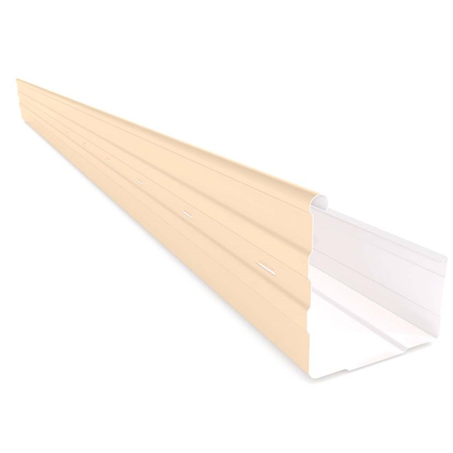 Hi-Square Gutter Slotted Smooth Cream