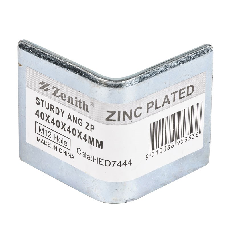 Angle Bracket Zinc Plated 40 x 40 x 40mm