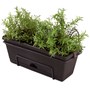 Jack Garden Up Herb Rail Planter Charcoal