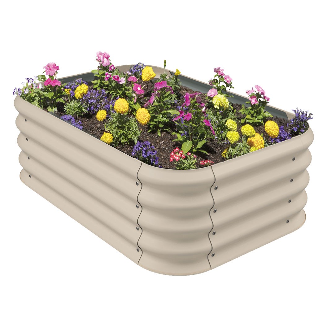 Corrugated Raised Garden Bed Kit Merino