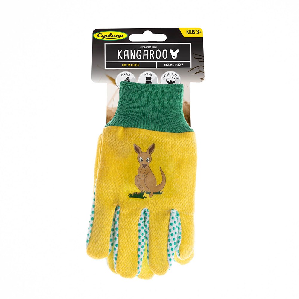 Cyclone Kids Garden Gloves Kangaroo